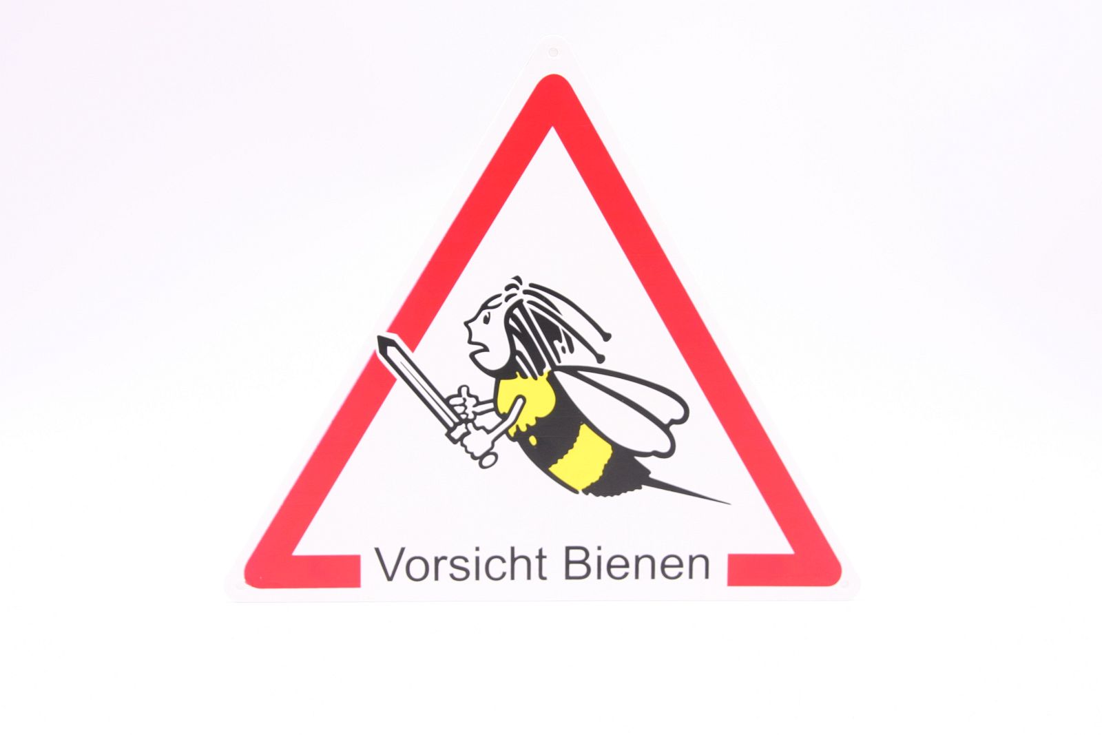 Warnschild "Vorsicht Bienen"