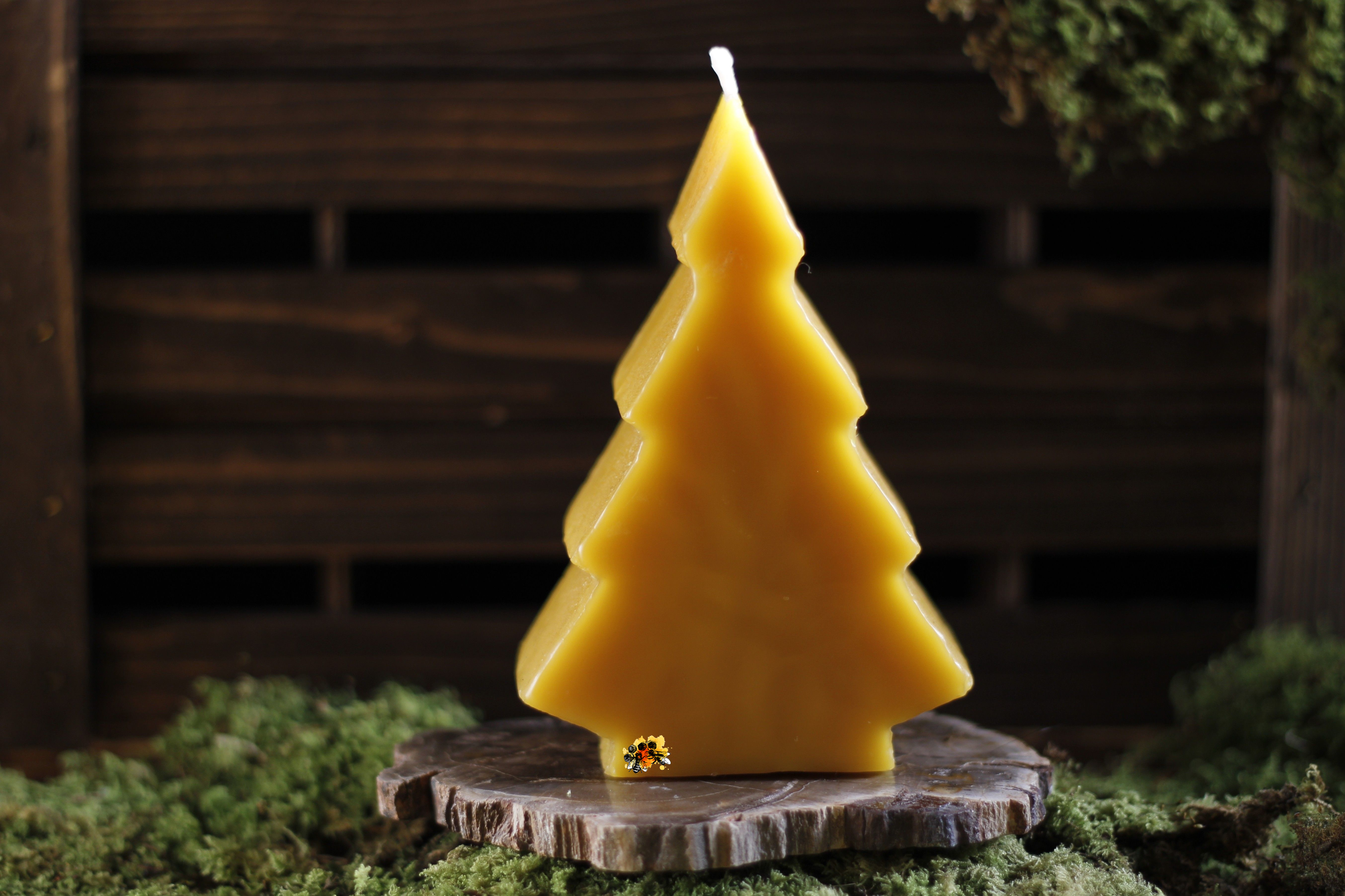 Baum "Tanne der Weihnacht" Bienenwachskerze