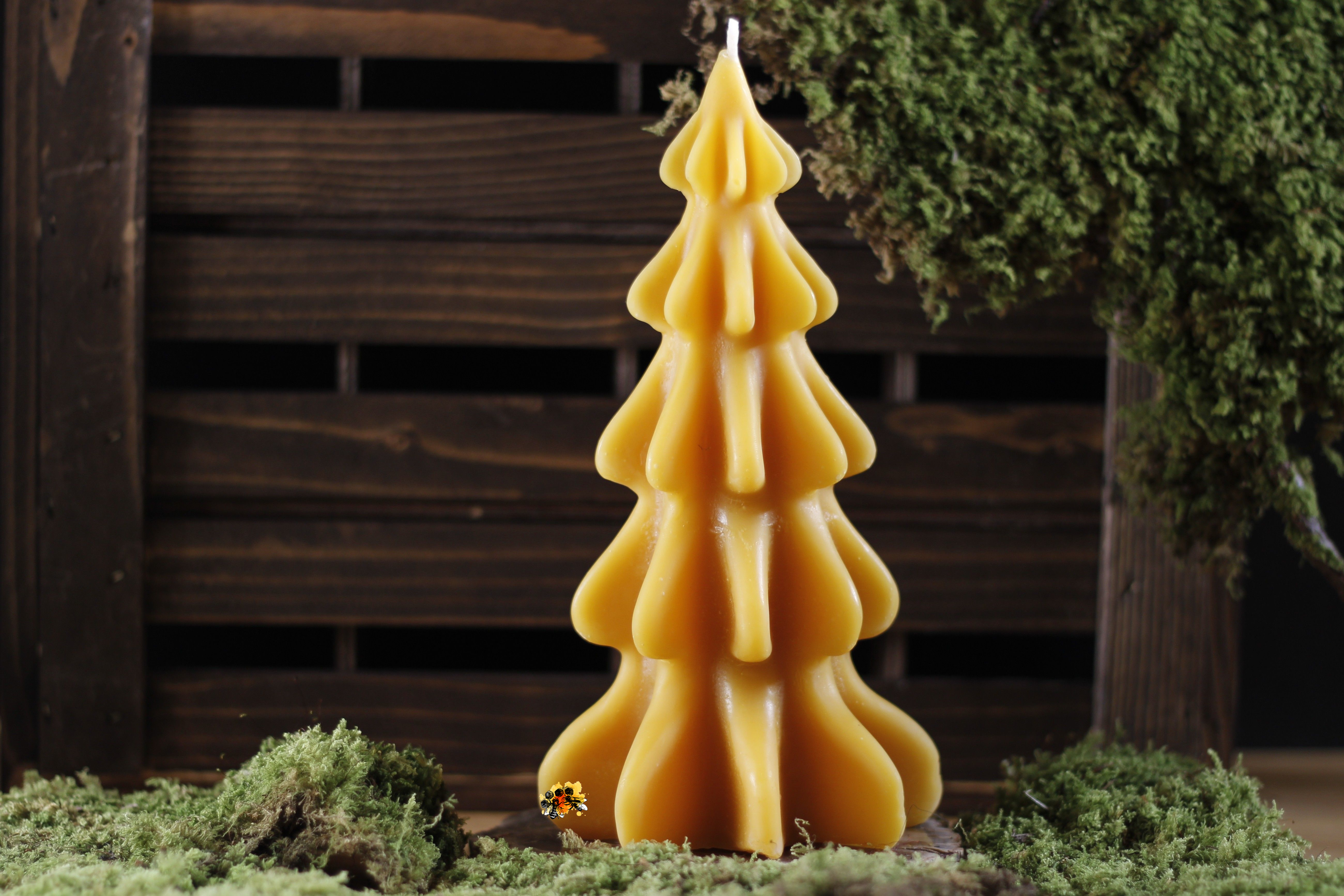 Baum "Festbaum" Gr. 3  Bienenwachskerze